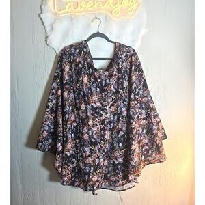 Modcloth Plus Swing Skirt 3X Nicolette Mason Romantic Floral Cottagecore Chic